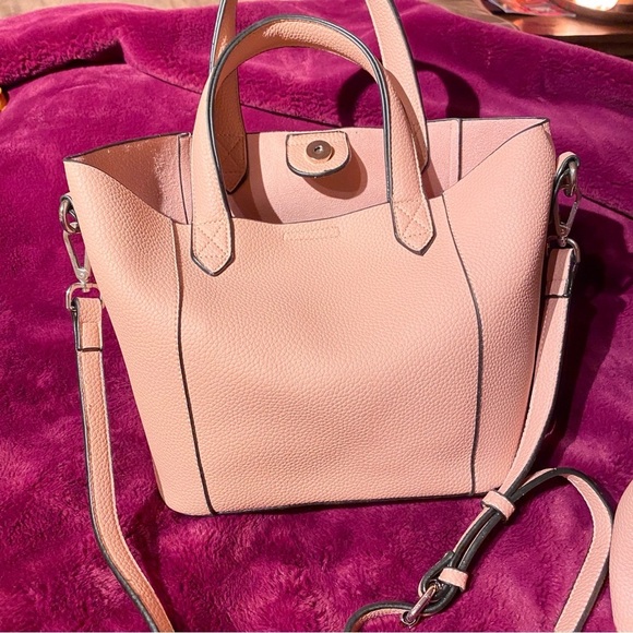 Dusty Pink Tote and Poche. Very beautiful, never been used. For school or office - Picture 2 of 8